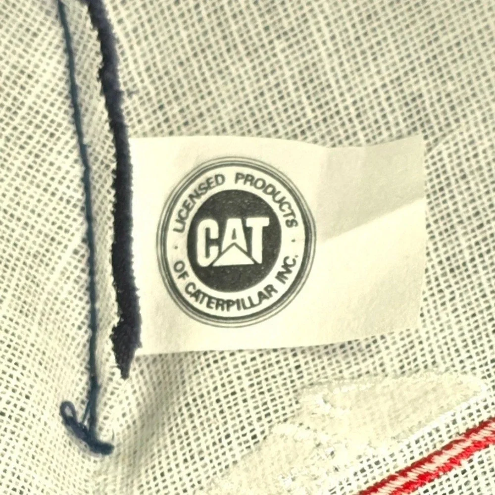 Caterpillar Challenger Tractors Navy Blue Snapback Hat Vintage Style CAT‎ Cap